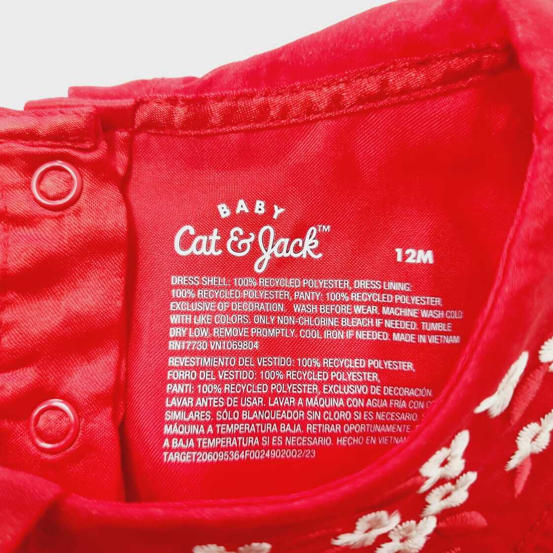 Vestido Cat & Jack talla 12 M