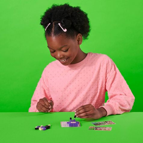 Estudio Pixobitz Exclusivo paquete de creador con 500 cuentas de fusible de agua, decoraciones y accesorios, hace creaciones 3D y 2D sin calor, artes y manualidades, juguetes para niños