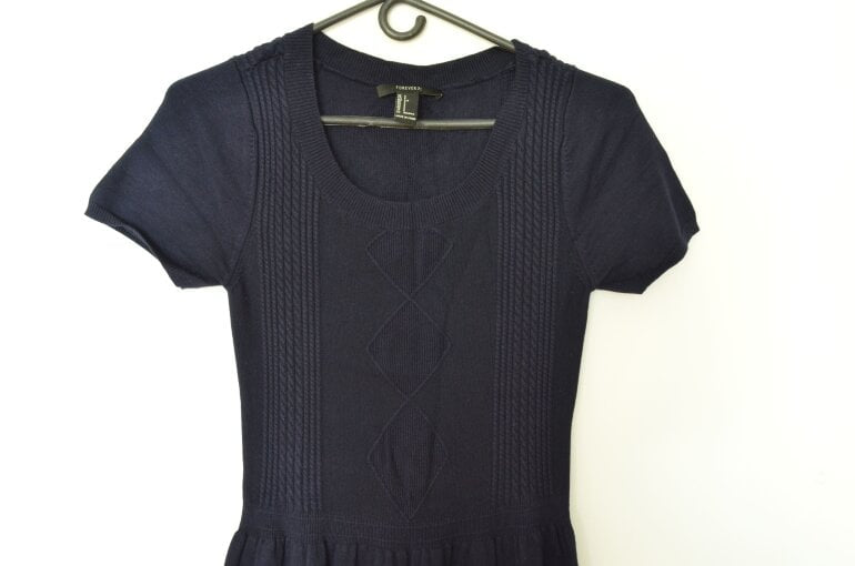 Vestido tejido - forever 21 - talla S