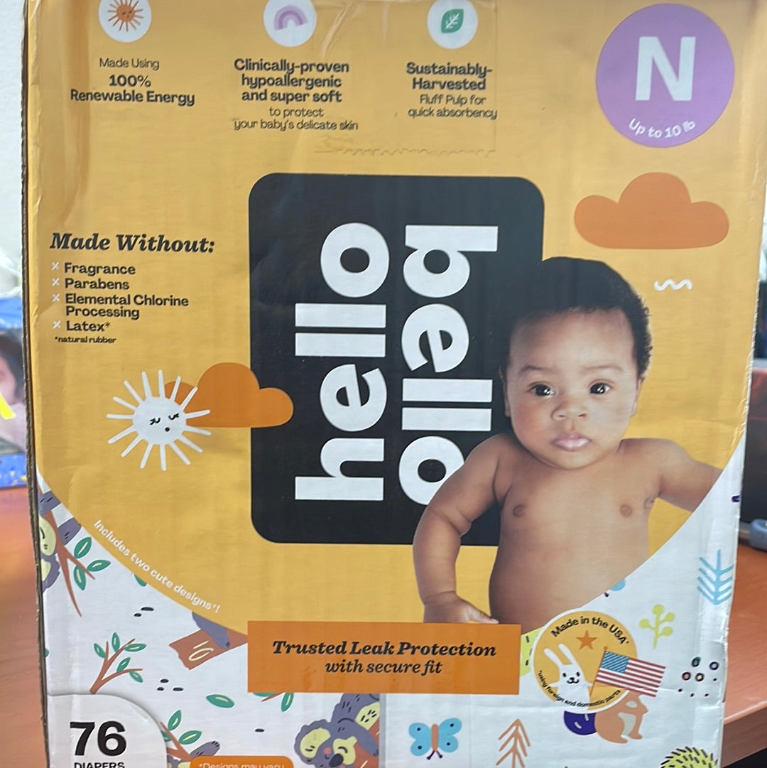 Pañales Hello Bello Club Box -Bolt Babes & Woodland Animals - Talla N