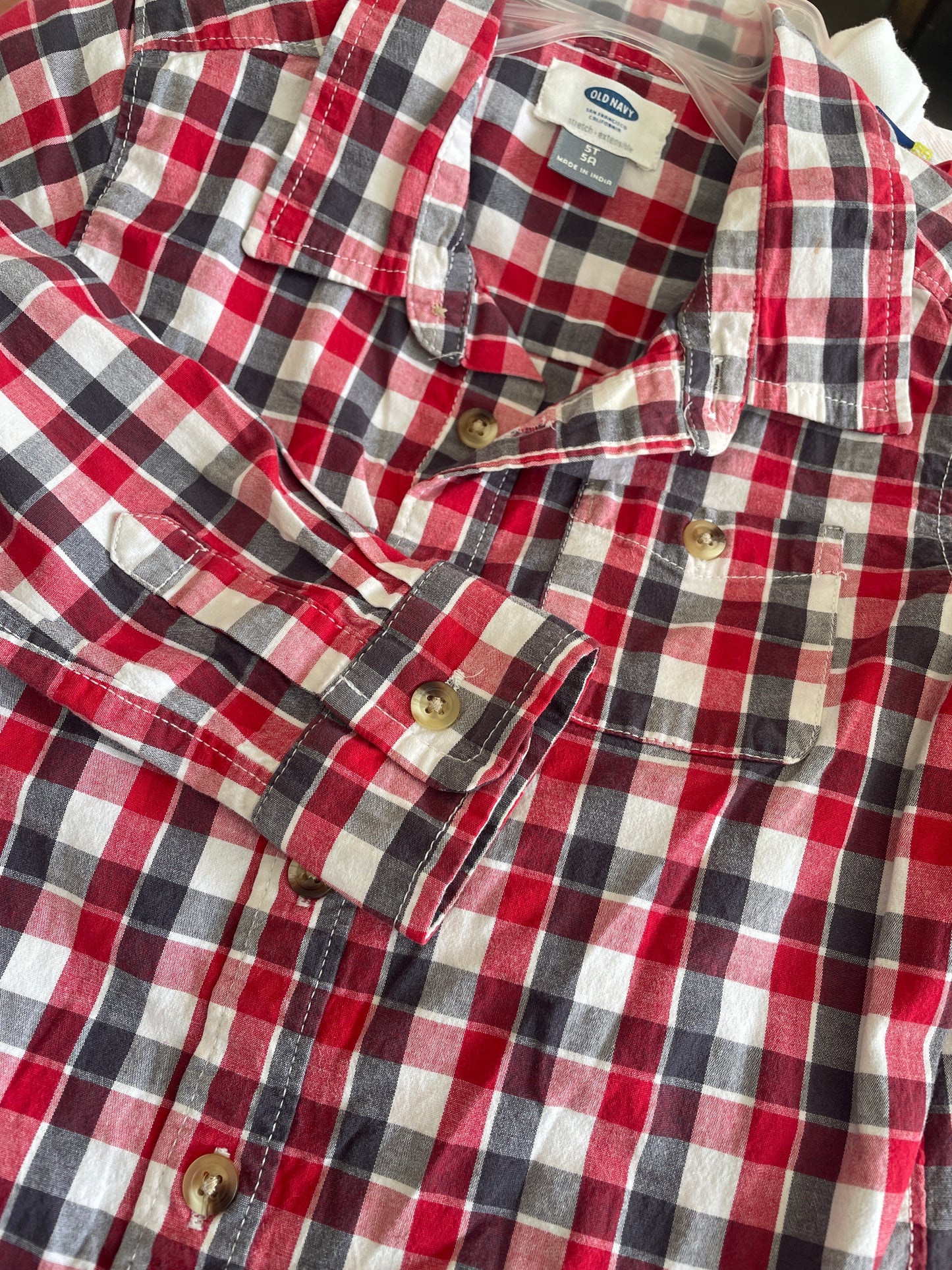 Camisa manga larga - old navy - talla 5T