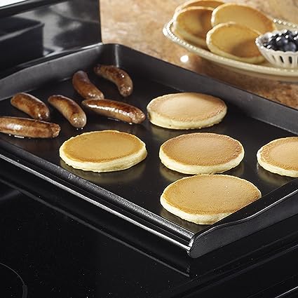Nordic Ware Plancha contra salpicaduras de 2 quemadores