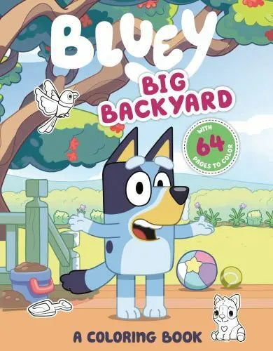 Bluey: Big Backyard: A Coloring Book by Penguin licencias de lectores jóvenes