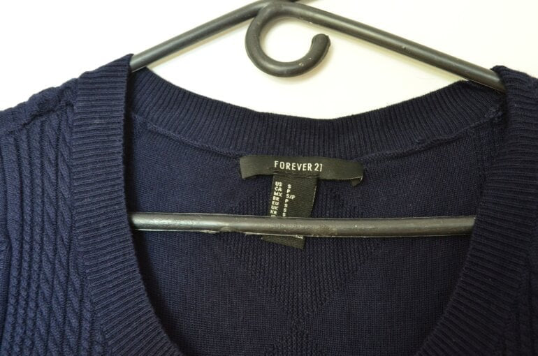 Vestido tejido - forever 21 - talla S
