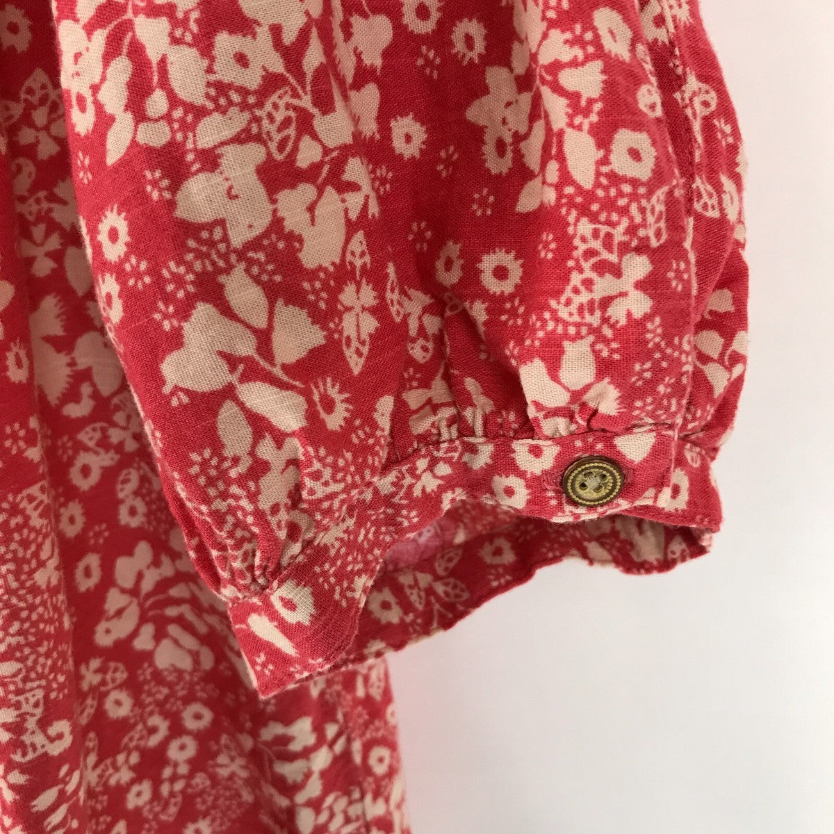 Blusa para mujer floral con botones pequeña tejida mezcla de algodón primavera boho - Knox Rose- talla XXL