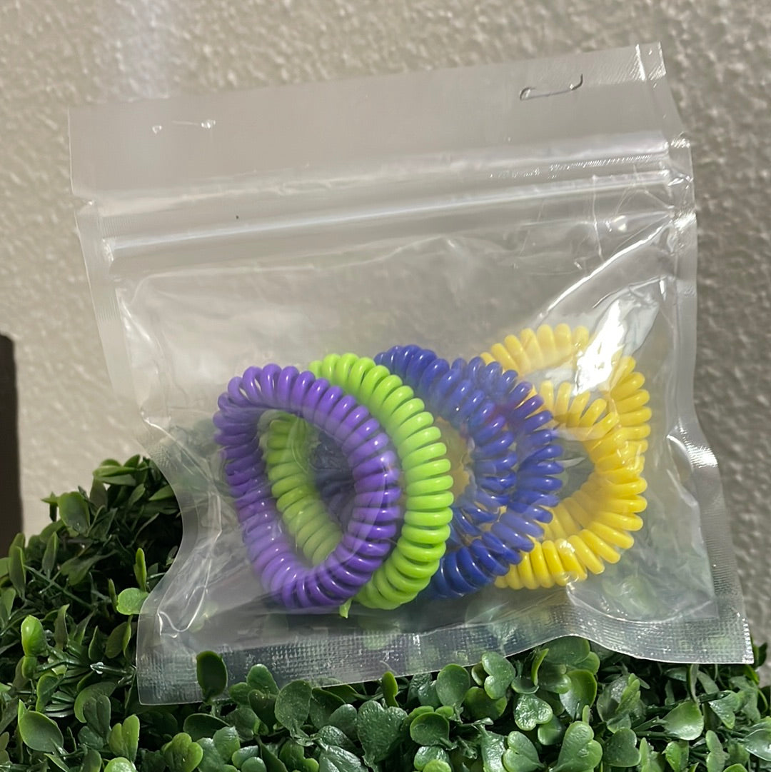 Pulsera repelente de mosquitos no tóxico de 6 piezas para uso en exteriores