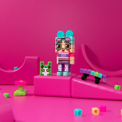 Estudio Pixobitz Exclusivo paquete de creador con 500 cuentas de fusible de agua, decoraciones y accesorios, hace creaciones 3D y 2D sin calor, artes y manualidades, juguetes para niños