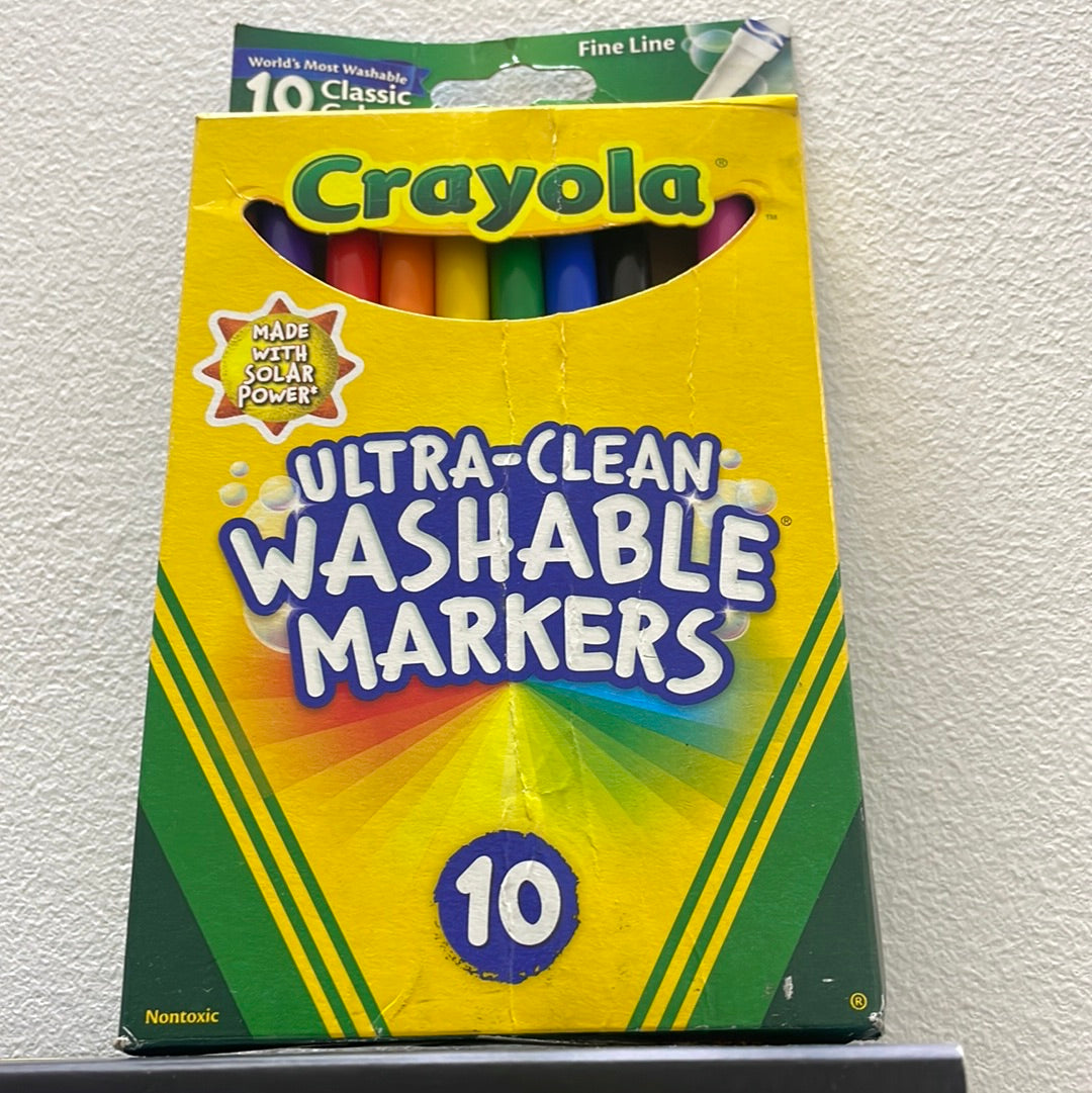 Crayola marcadores lavables - 10 pcs
