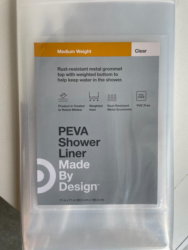 Cortina de Baño Plastica