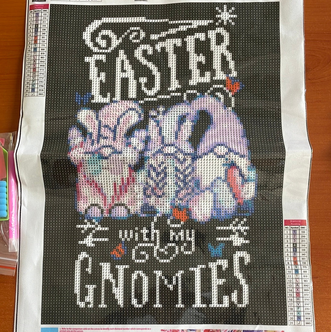 Easter with my Gnomies - Diamonds Painting