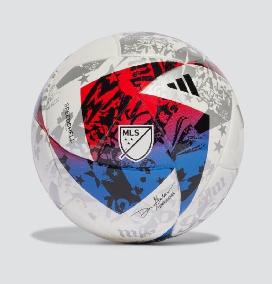 Pelota de fútbol para niños Adidas MLS talla 1 blanca #025
