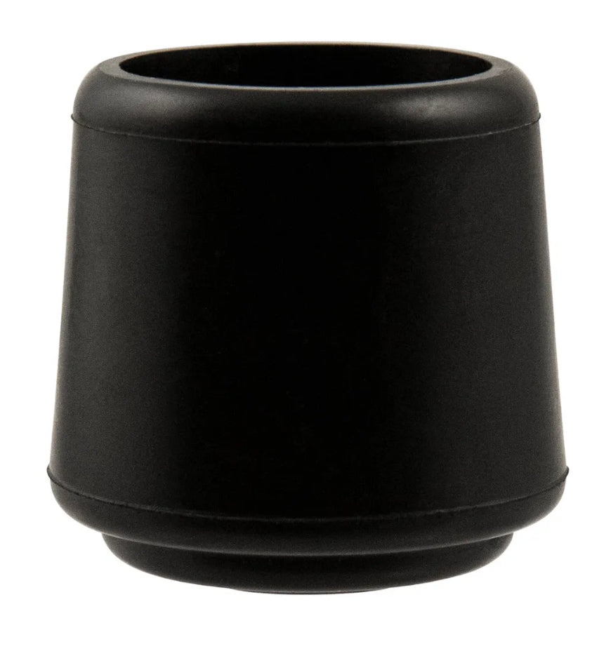 Super Sliders 7/8" / 22mm • 4 SILLA DESLIZANTE DE GOMA / PUNTAS DE MESA • Gorra para la pierna negra