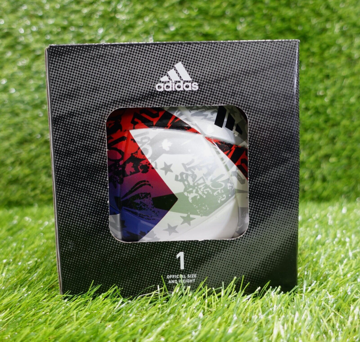 Pelota de fútbol para niños Adidas MLS talla 1 blanca #025