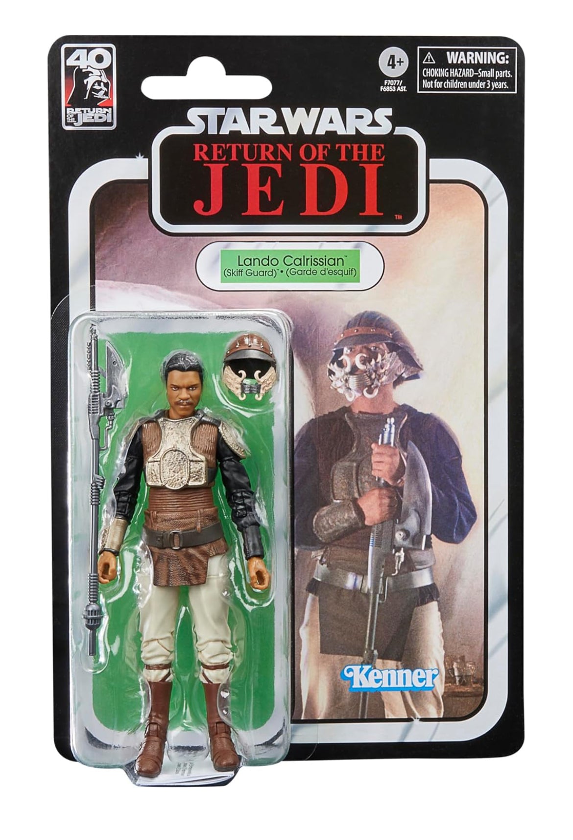 STAR WARS The Black Series Lando Calrissian, El regreso del Jedi 40 aniversario - Figuras de acción coleccionables de 6 pulgadas, a partir de 4 años