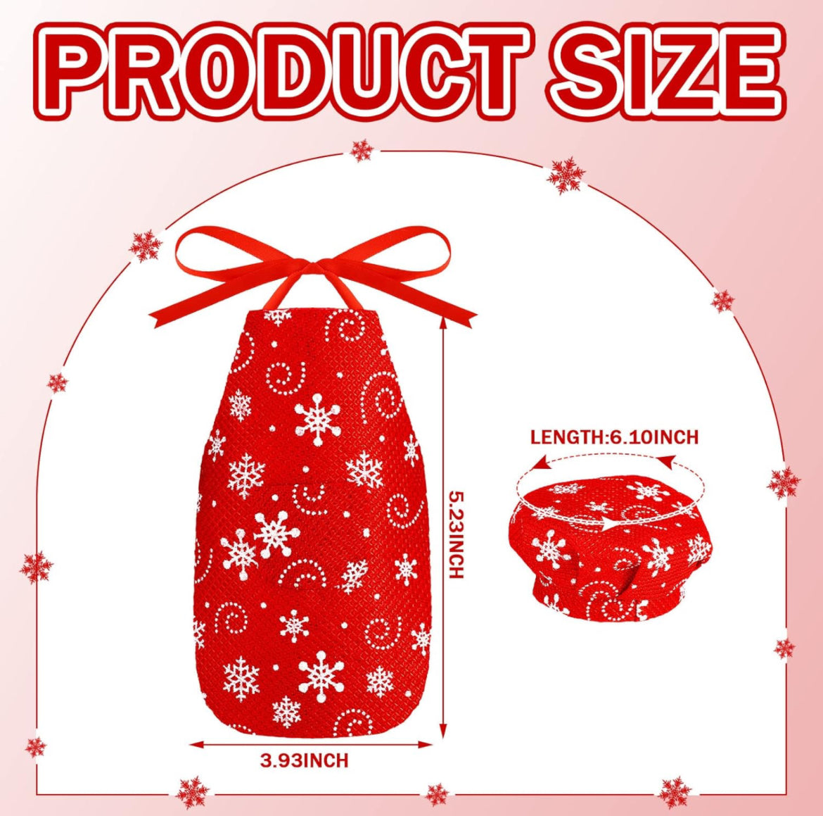 12 piezas de accesorios de elfo de Navidad, mini elfo, juego de traje de panadero, incluye delantal, sombreros, ropa de elfo, ropa de elfo pequeño, disfraz de Navidad, decoración de muñeca de elfo, 6 estilos