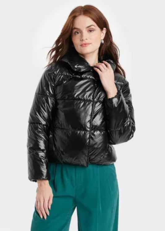 Chaqueta acolchada corta y relajada para mujer - A New Day™