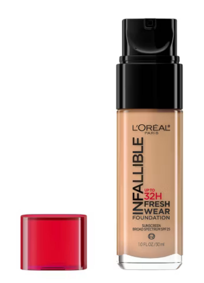 L'Oreal Paris Infallible 32HR Fresh Wear Foundation con SPF 25 - 1 fl oz