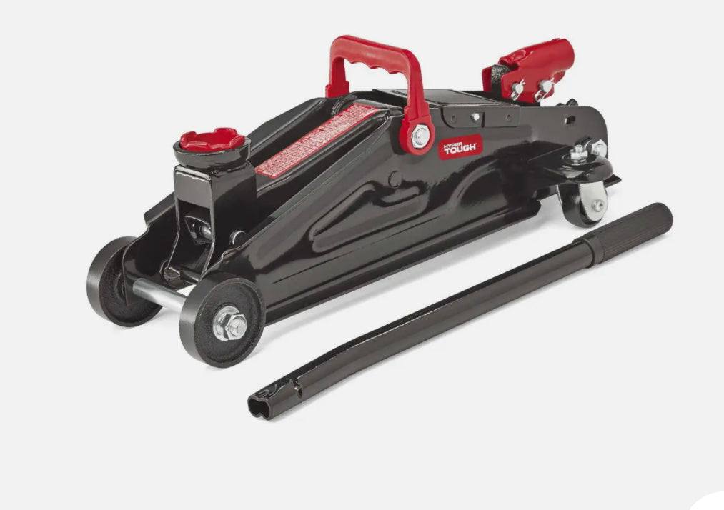 Lagarto- Jack de carro Hyper Tough 2 toneladas rojo/negro
