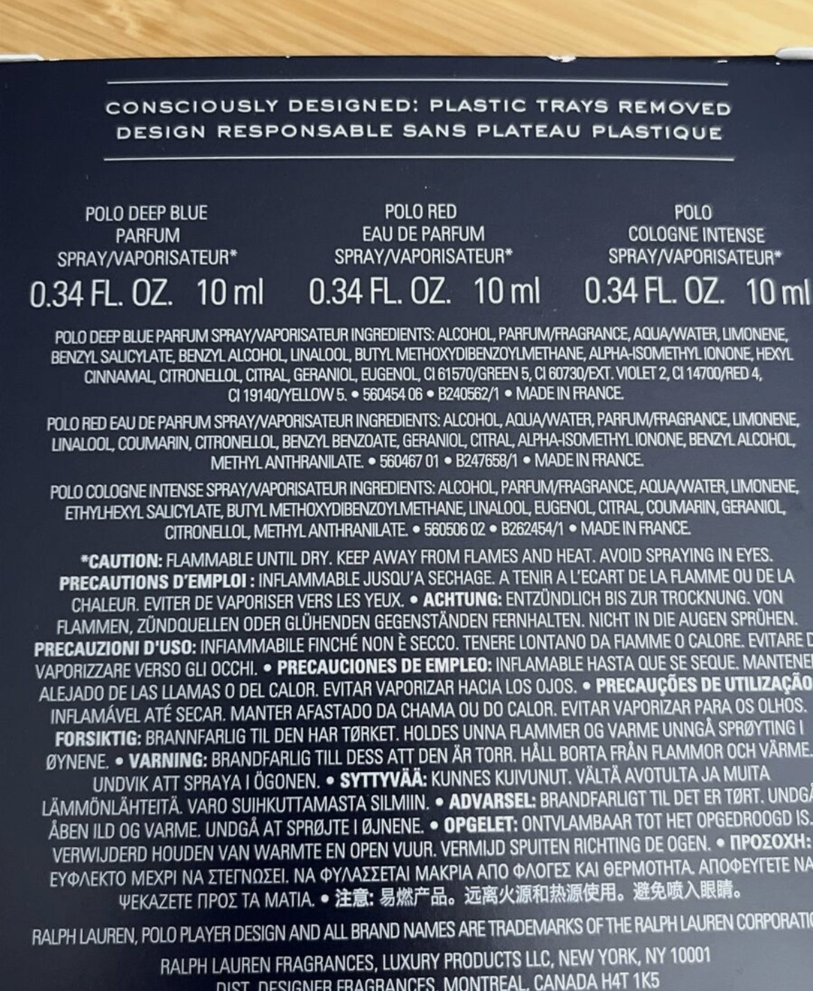 VAPORIZADOR DE PULVERIZACIÓN INTENSA POLO RALPH LAUREN