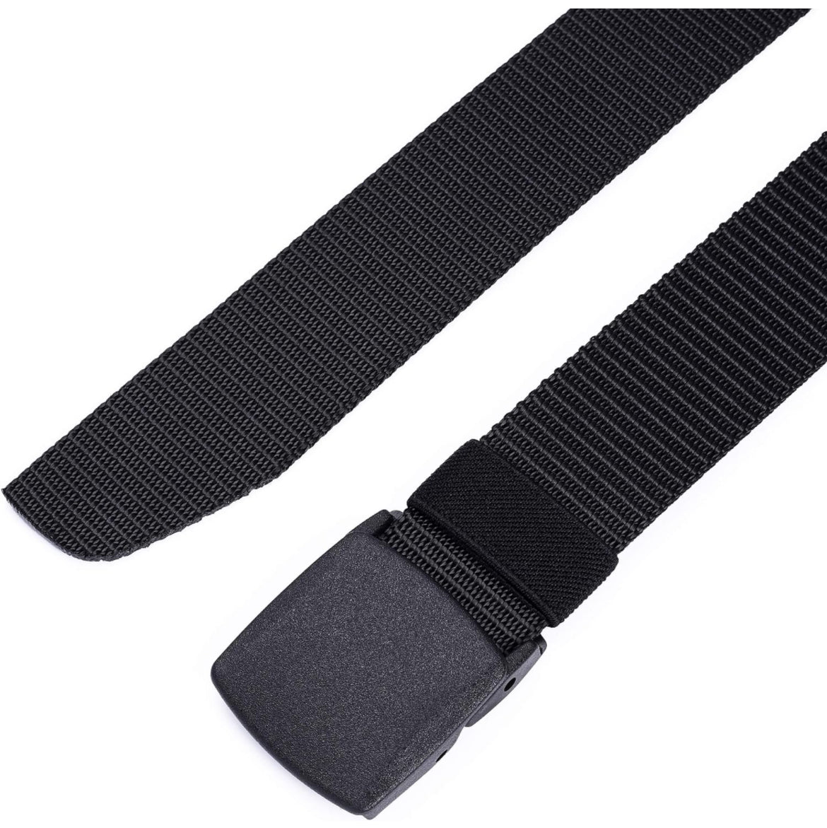 Mile High Life | Cinturón de banda de nylon | Cinturón militar para exteriores | TSA YKK Safe Buckle Plastic/Metal
