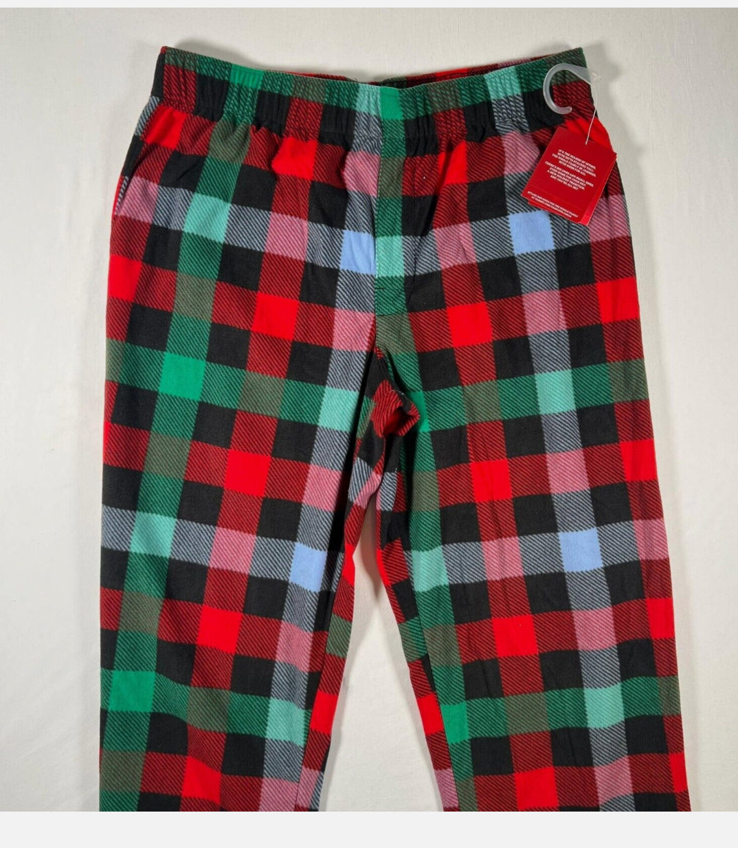 Pantalones de pijama para hombre Wondershop Buffalo Check polar verde/rojo/negro-Talla M-