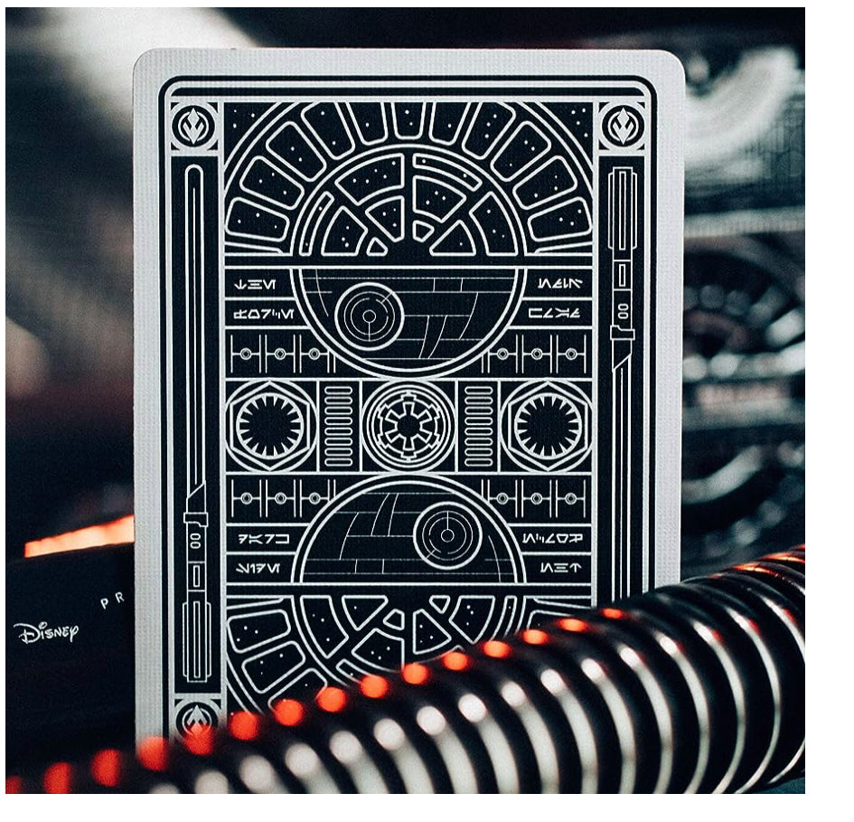 Theory11 MJM Star Wars Dark Side Silver Edition - Juego de cartas (grafito gris)