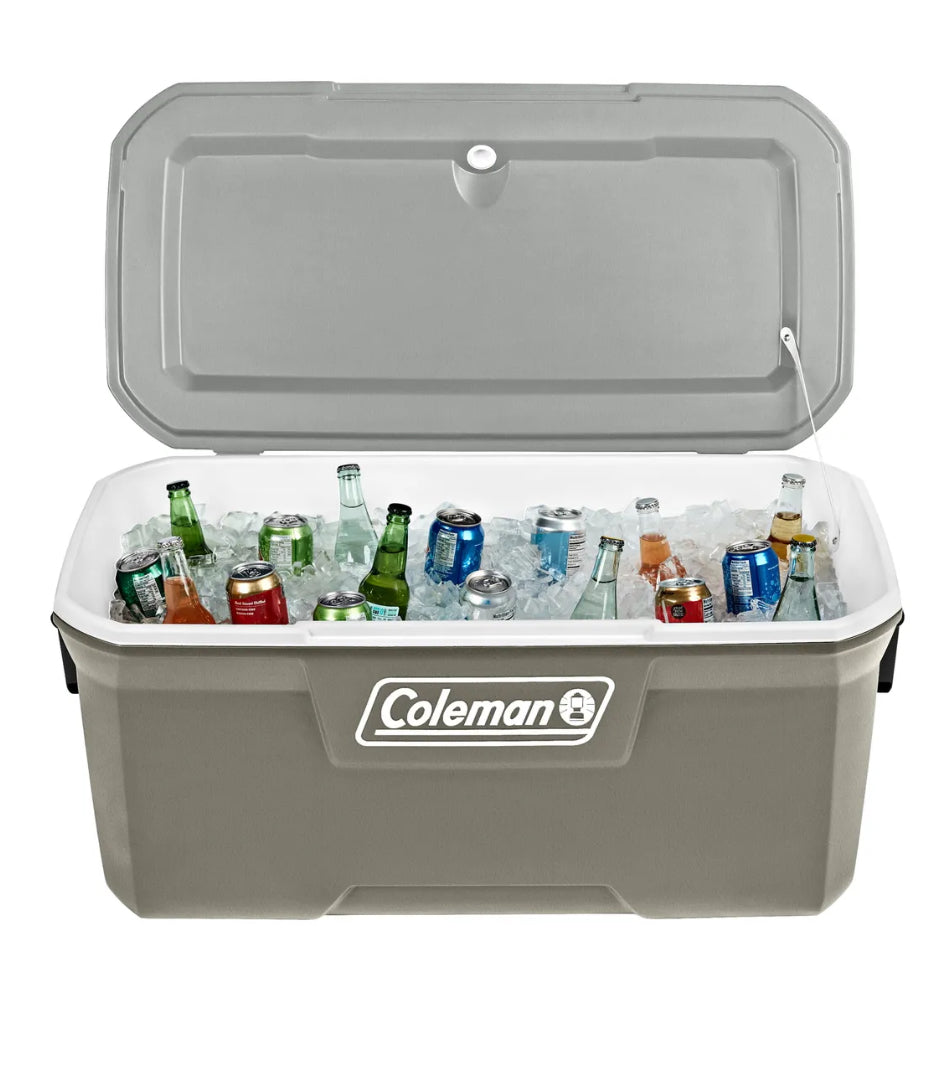 Hielera de pecho duro Coleman 316 serie 120QT, ceniza plateada