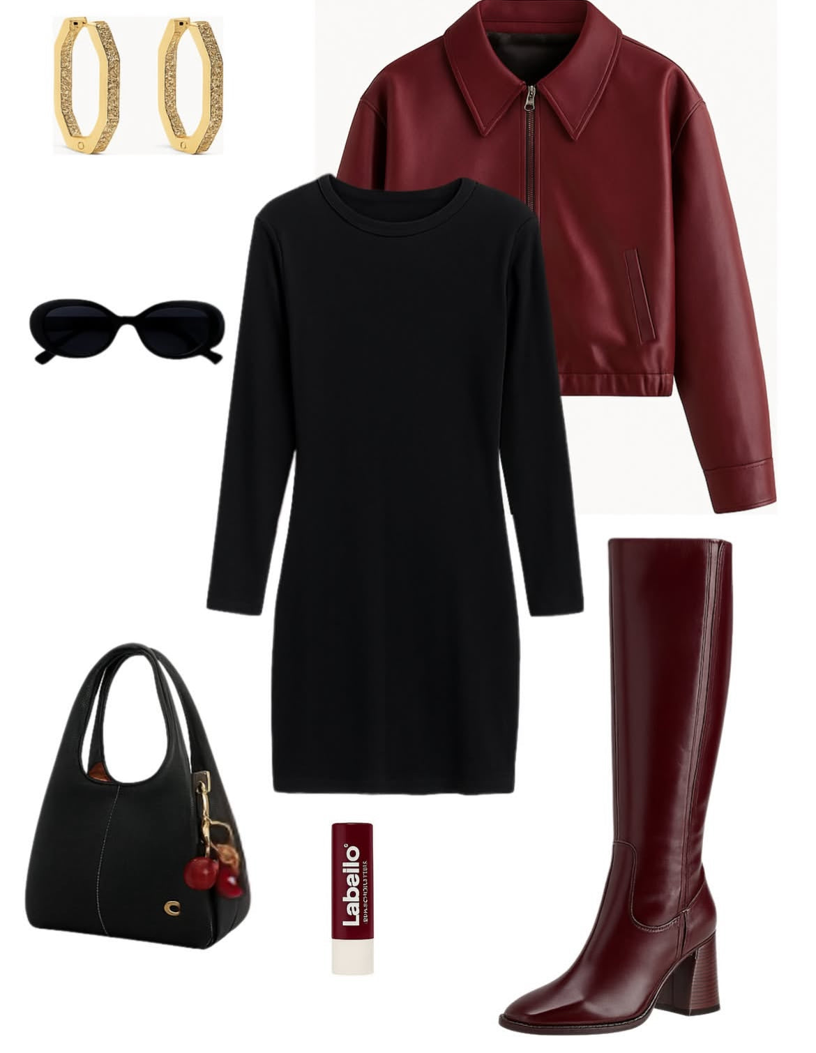 Vestido midi negro acanalado - universal Thread- talla M