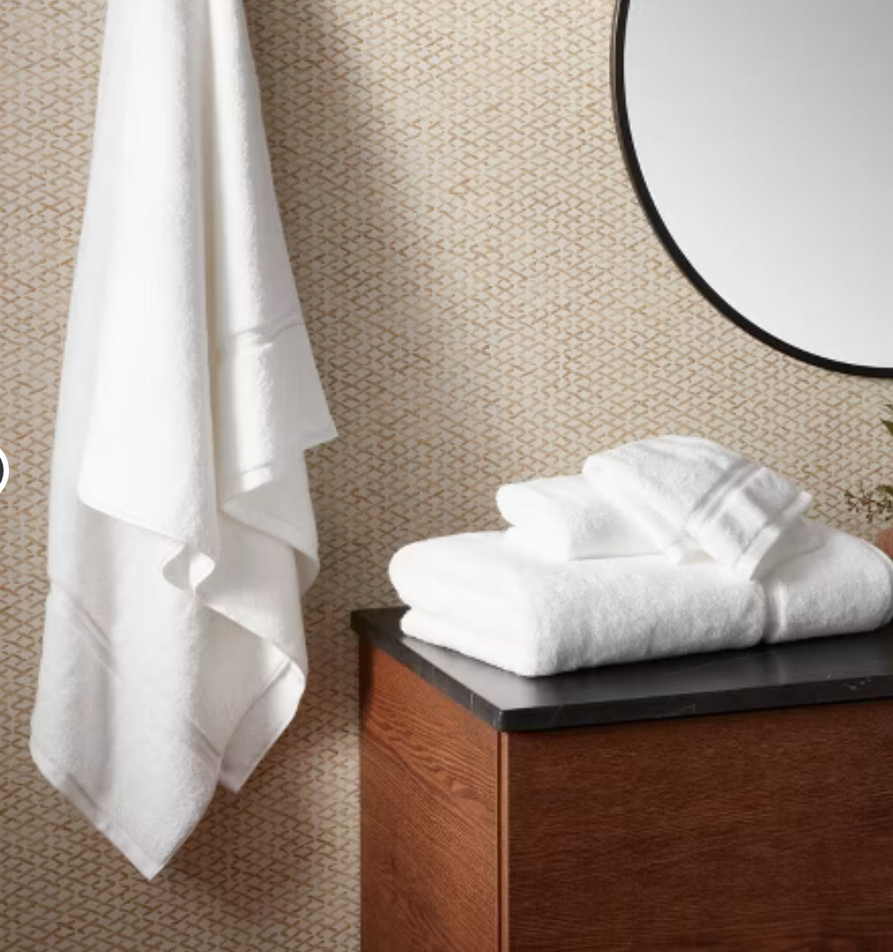 Toalla Tipo Spa Blanca - - Threshold™