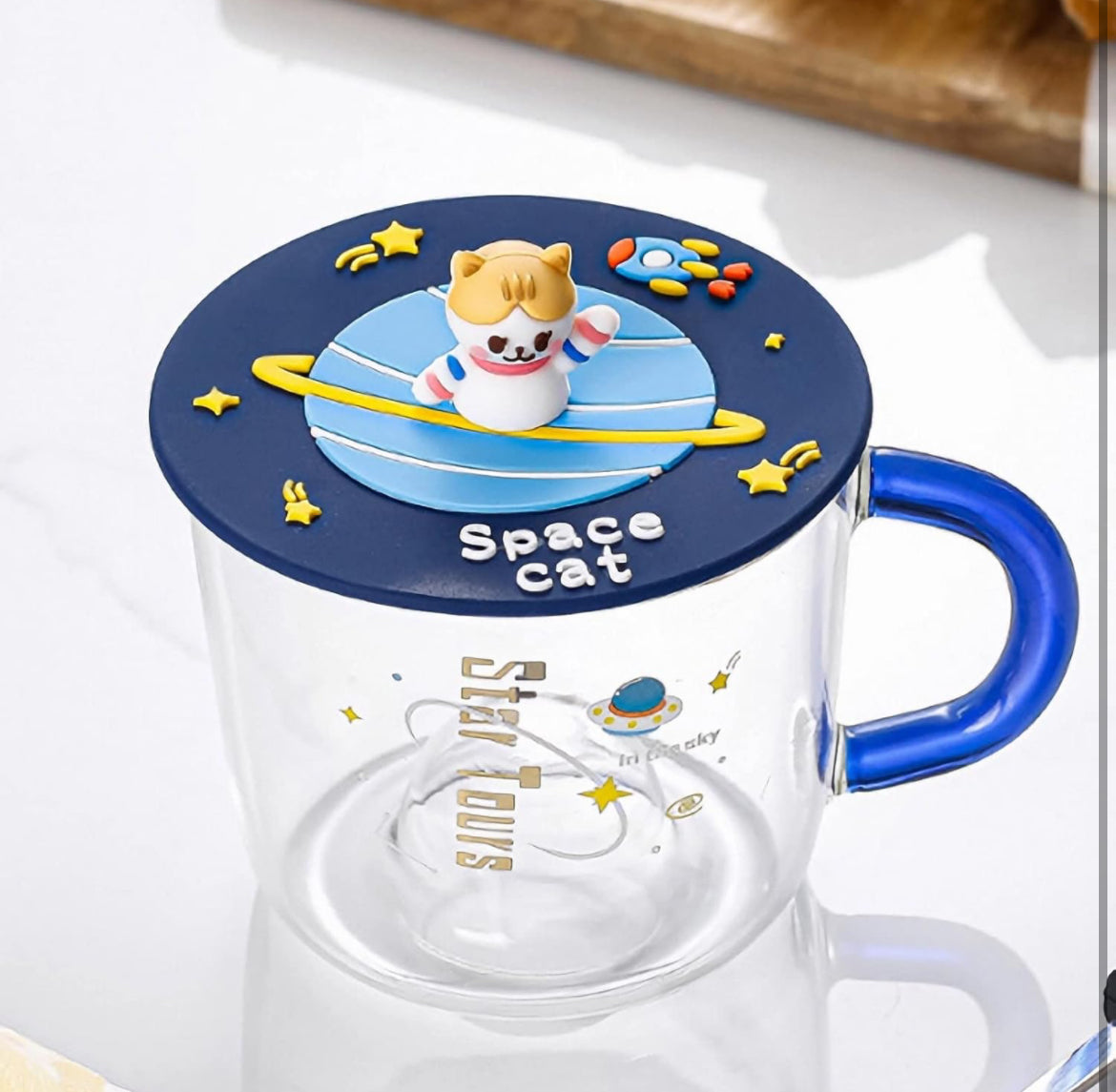 Taza de Vidrio
Astronauta Kawaii en el espacio