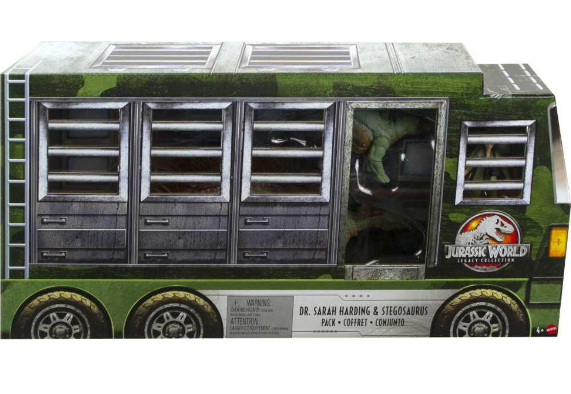 MUNDO JURÁSICO
JURASSIC WORLD LEGACY COLLECTION DR. SARAH HARDING Y STEGOSAURUS FIGURE PACK