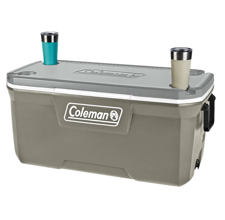 Hielera de pecho duro Coleman 316 serie 120QT, ceniza plateada