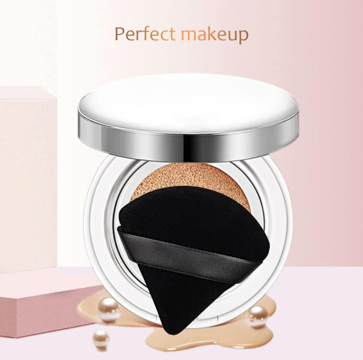 12 piezas de almohadilla de polvo triangular para polvo facial, almohadillas de maquillaje de terciopelo para polvo, esponja de maquillaje rosa, esponjas de polvo para polvo facial