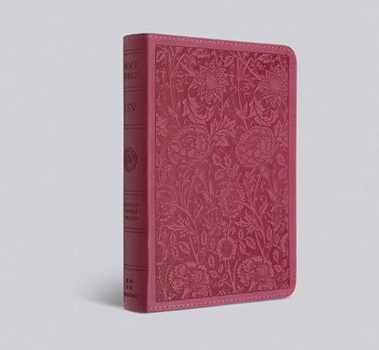 Biblia compacta de impresión grande ESV (impresión tipo léxico de 8 pt) (TruTone, Berry, Diseño floral)