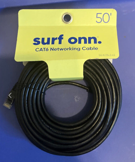 Cable Surf ONN 50' CAT6 cable de red enrutadores cable módems concentradores