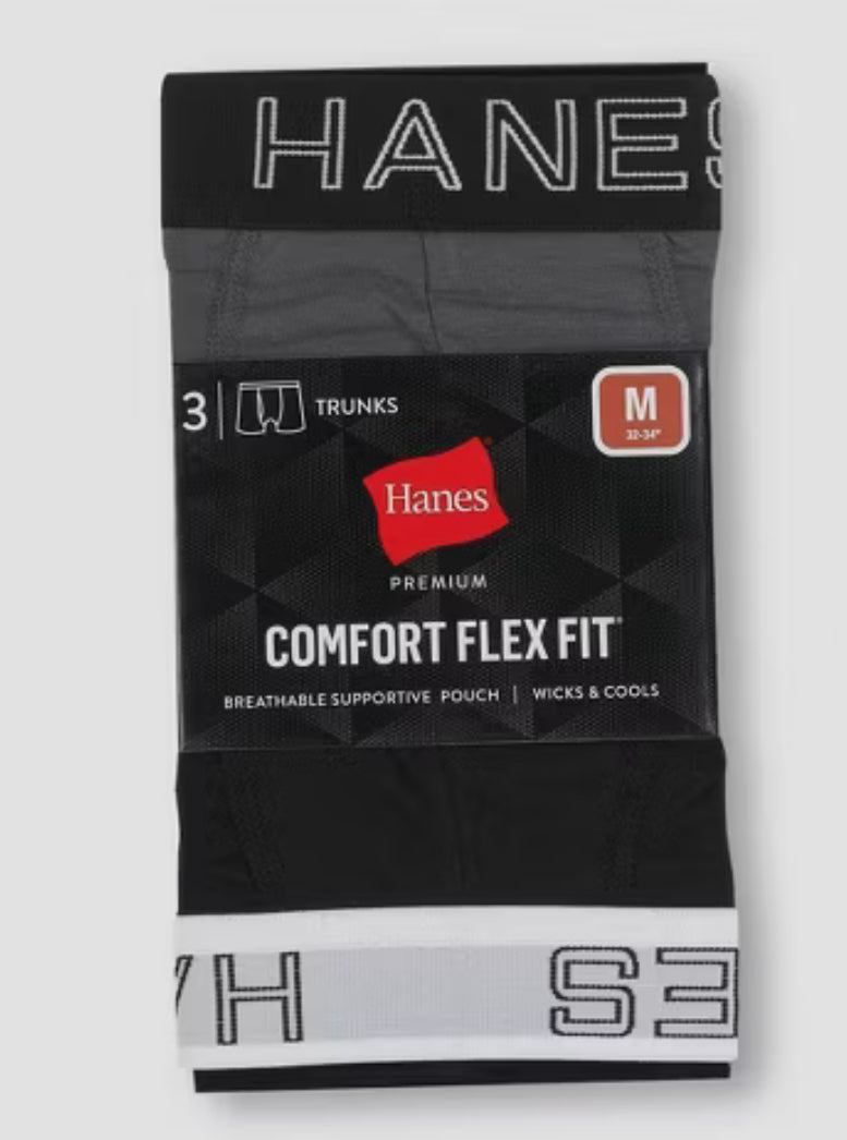 Calzoncillos para hombre Hanes Premium Comfort Flex Fit 3pk- Talla L (36-38”)