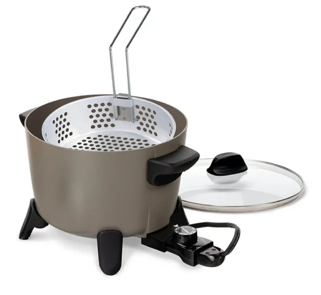 Freidora/cocina múltiple de cerámica Presto 06026 Big Kettle