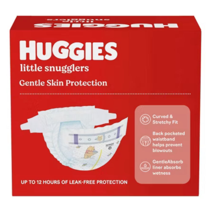 Huggies Little Snugglers Baby Diapers- 84 pañales - etapa 2