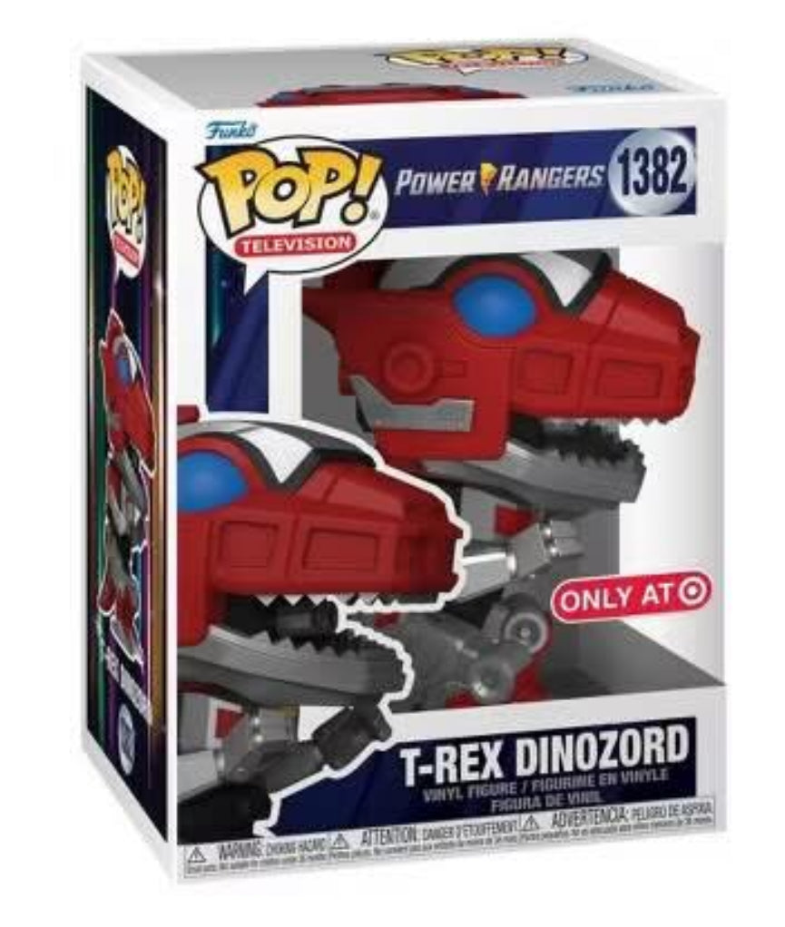 Funko POP! TV: Figura de Power Rangers T-Rex Dinozord (Exclusivo de Target)