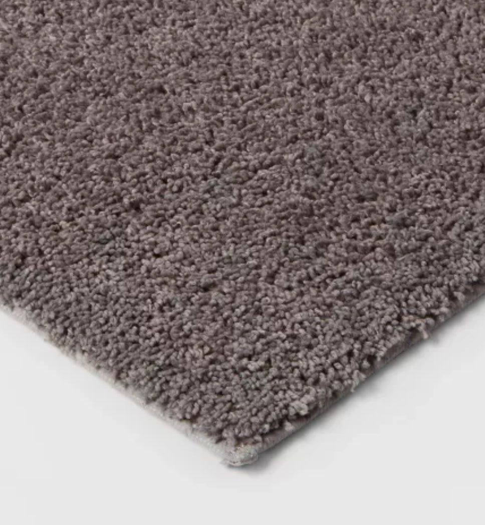 Alfombra de baño antimicrobiana - Threshold™-Color Gris oscuro-22”x60 runner