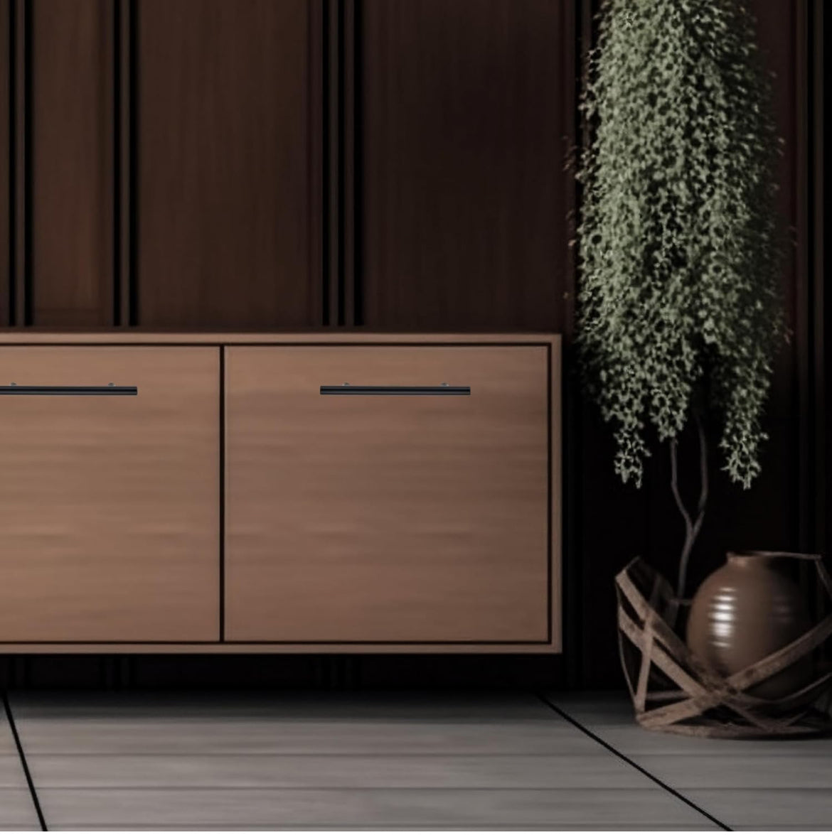 Paquete de 10 tiradores de gabinete de 7 pulgadas, manijas de gabinete de cocina con centro de agujero de 5 pulgadas, hardware de gabinete negro mate, tiradores de cajones de cocina de acero inoxidable para gabinetes, centros de agujeros de 128 mm