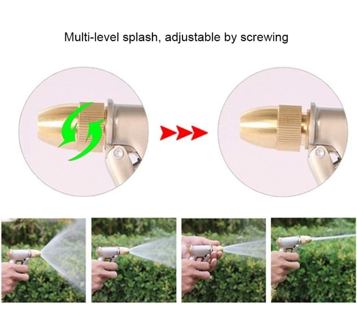 Pistola de lavado a presión Puras Limpiador de superficies de latón Metal Herramientas de limpieza por pulverización para el hogar