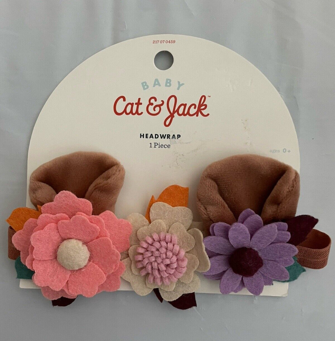 Baby Cat & Jack niñas envoltura de cabeza 1 pieza flores