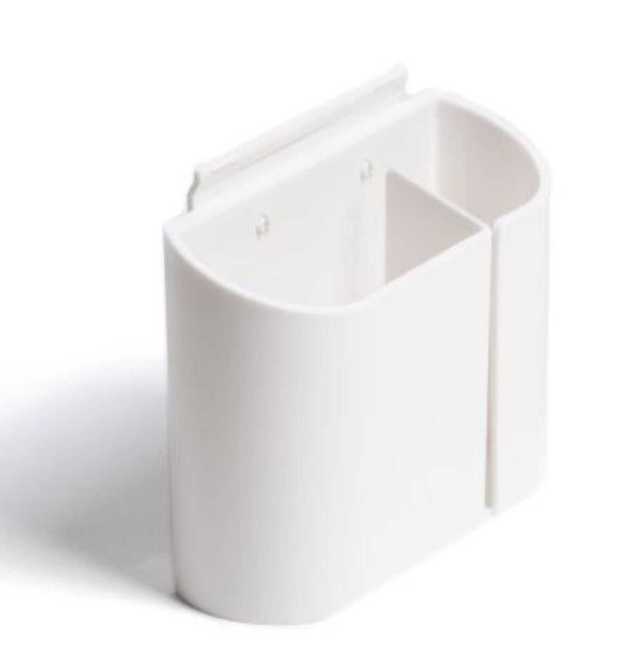 U Brands Utility Cup Magnetic Storage GRUV White- organizador magnético