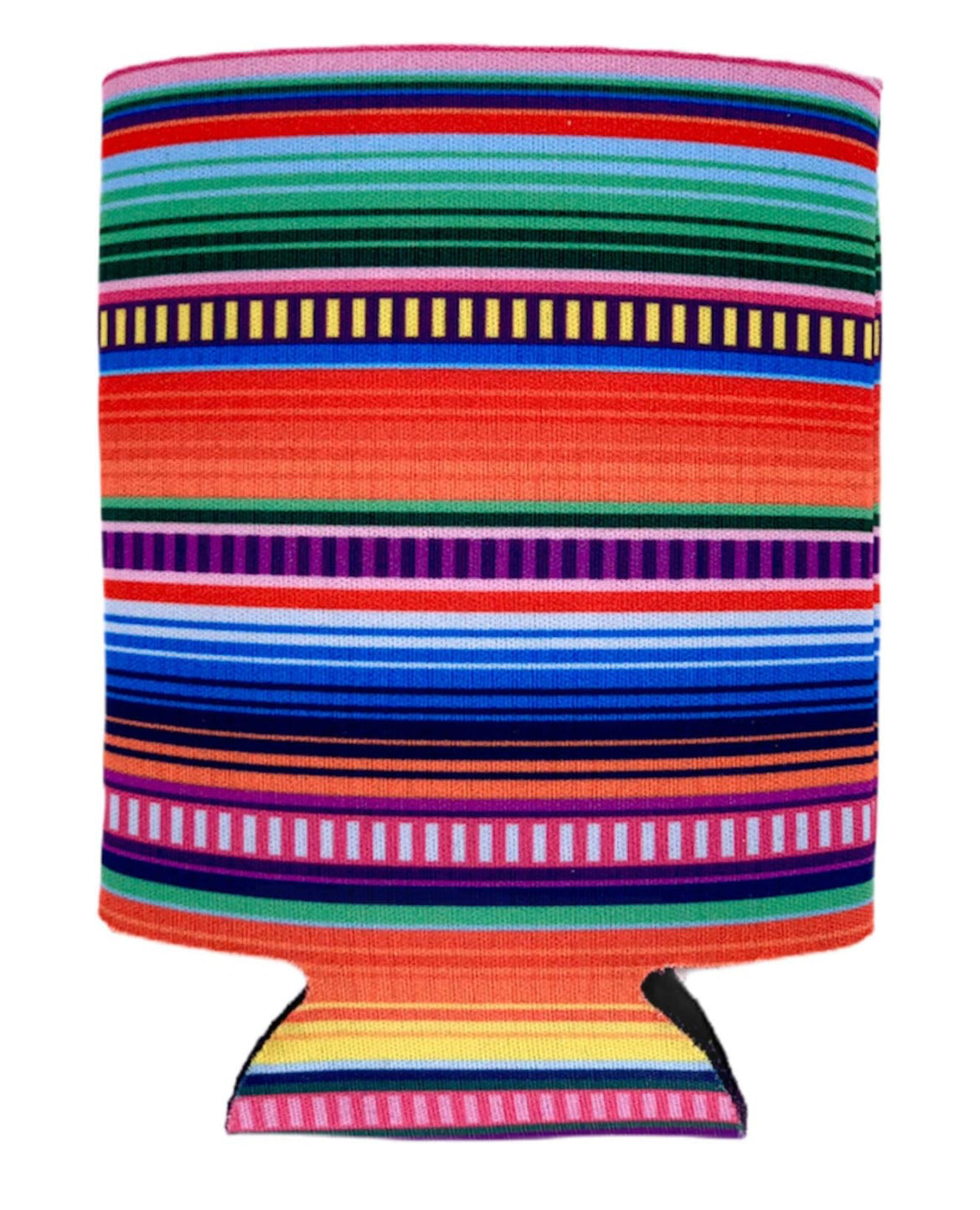 Coolie de lata plegable con patrón Serape (paquete de 2)