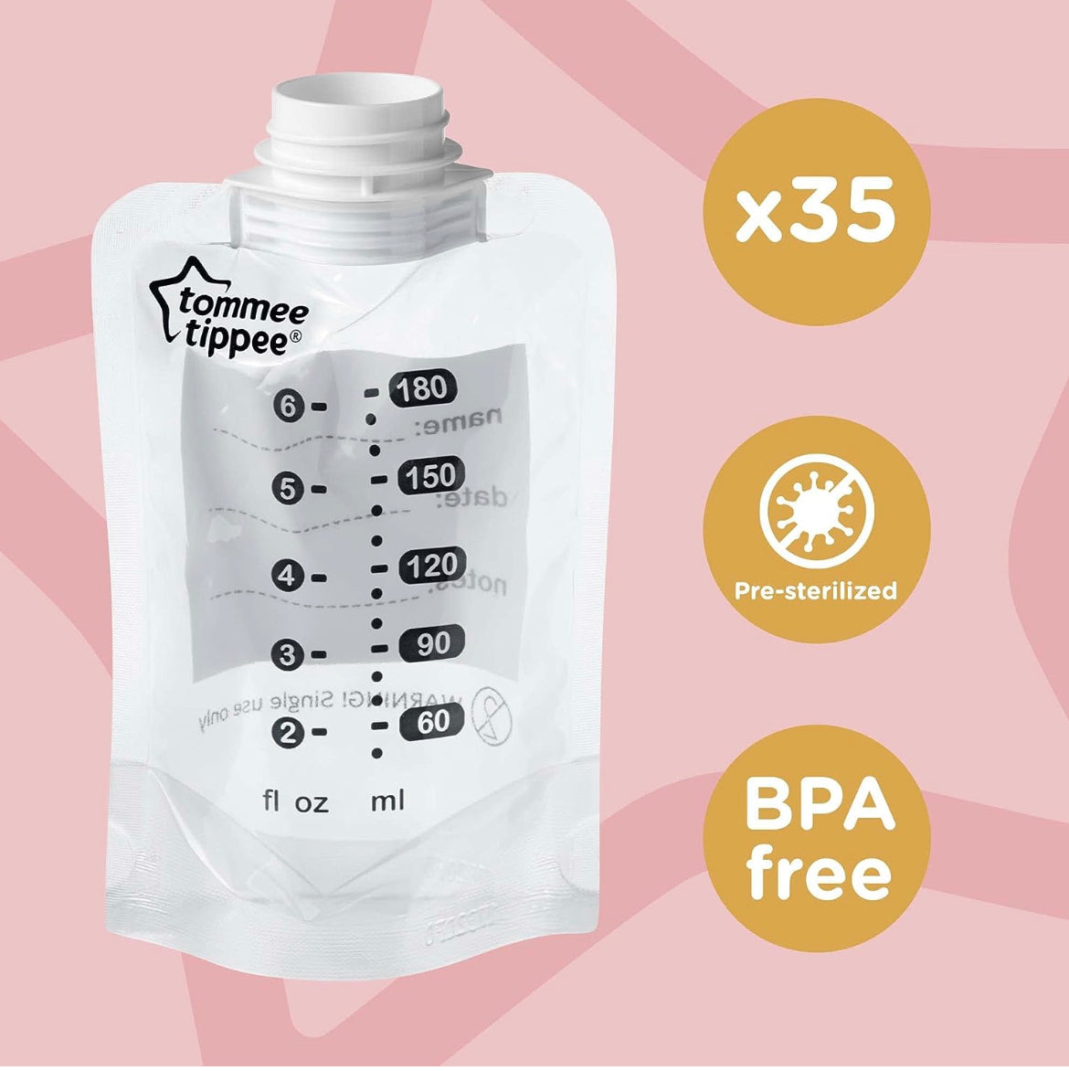 Bolsas para Leche materna 35 pcs Tommee Tippee