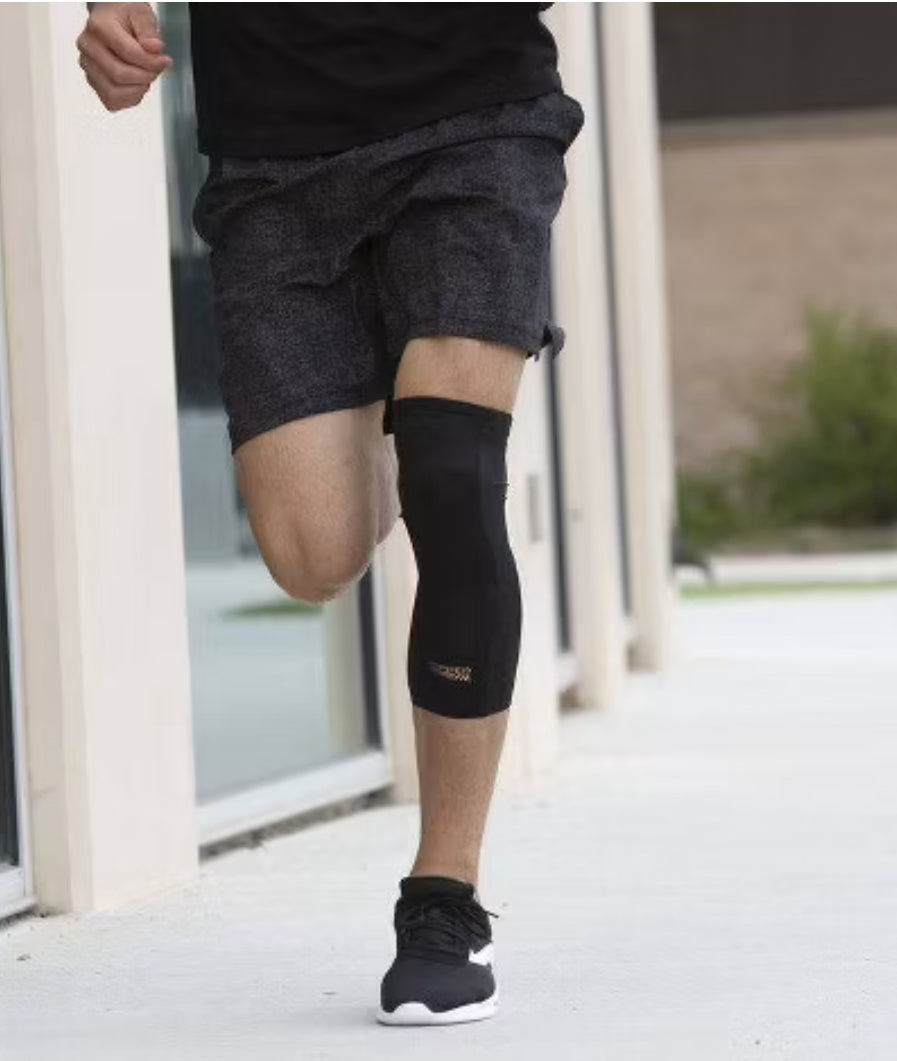 Rodilla deportiva de corte de cobre - Mediana