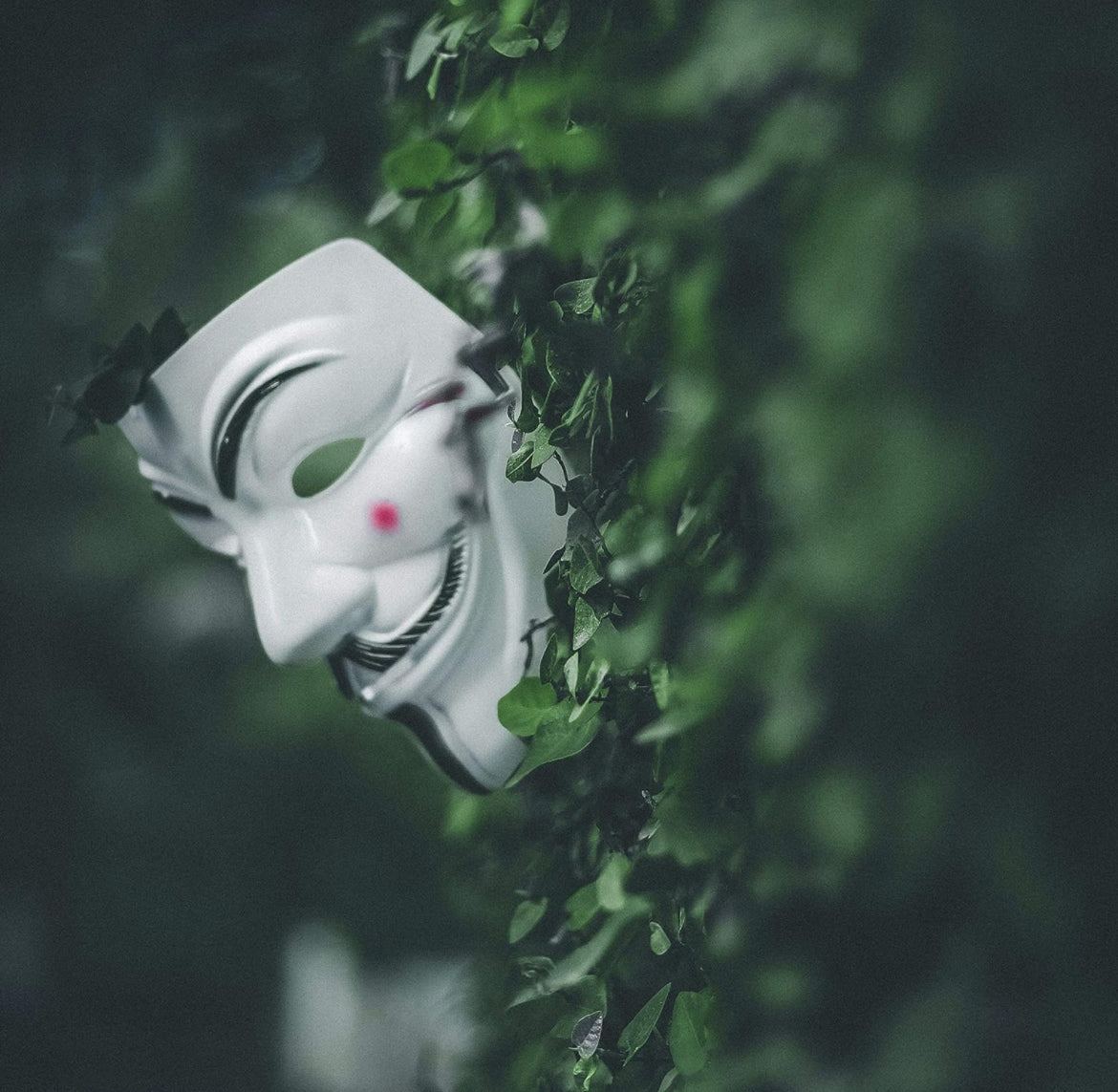 Máscara de V for Vendetta, máscara anónima de Guy Fawkes para halloween