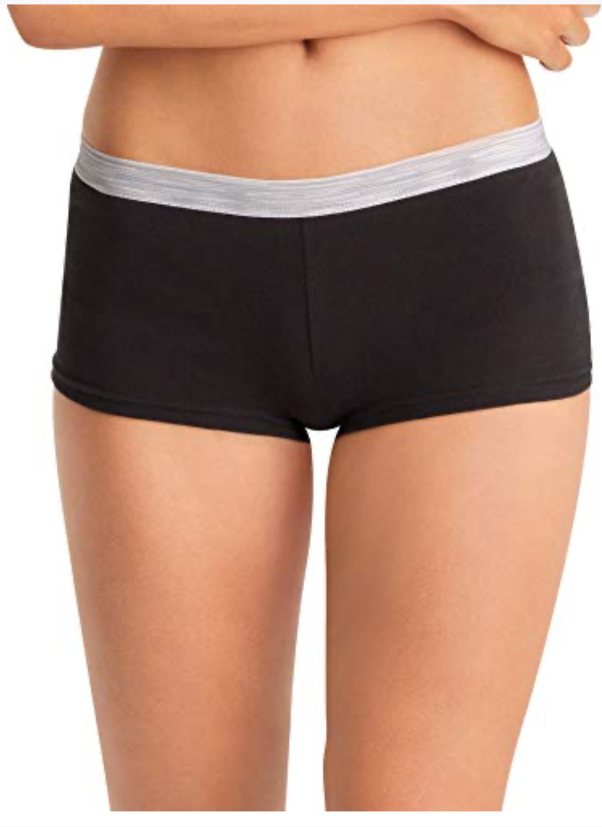 Ropa interior de algodón para mujer de Hanes, que absorbe la humedad, paquete de 6 surtidos Talla 7/ L