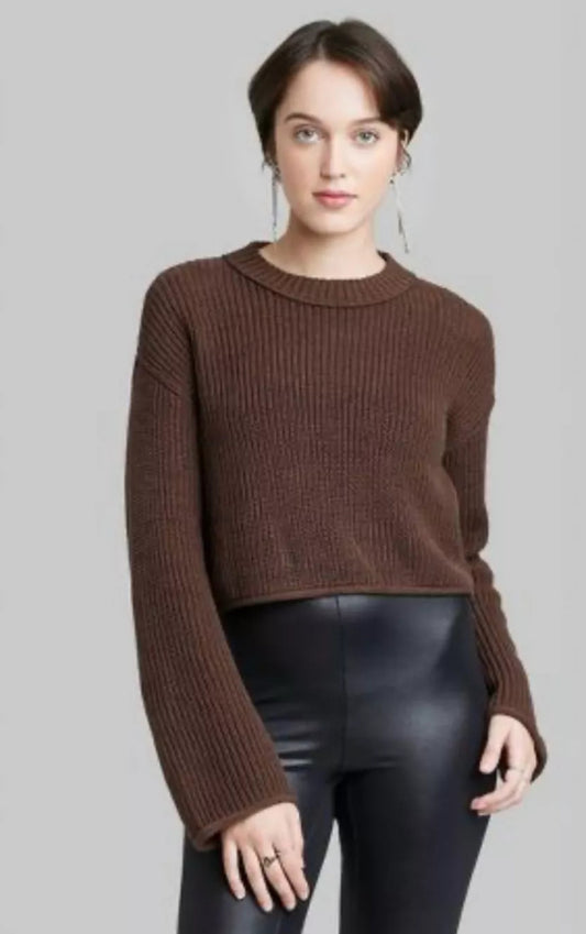 Suerter tejido café obscuro- wild fable - talla 3X